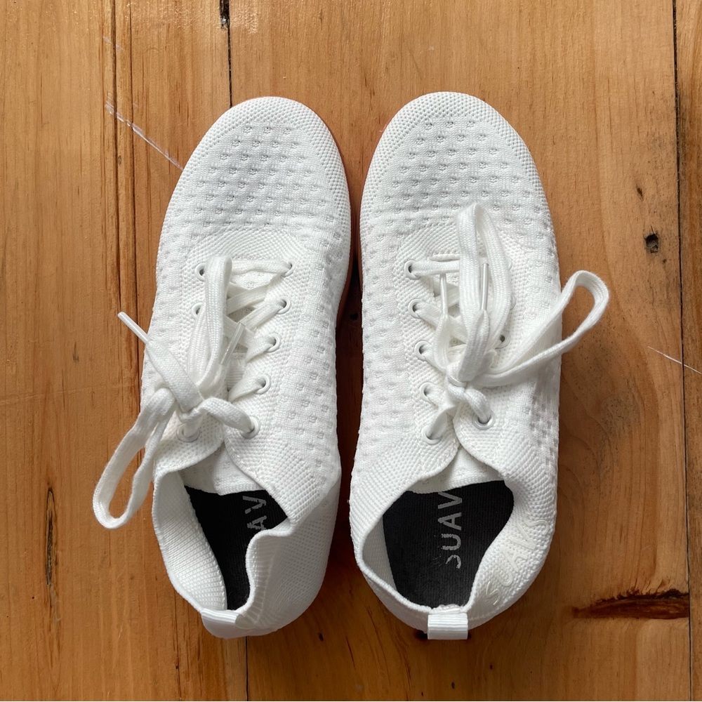 Suavs Women’s Zilker Gum Knit Sneaker Marshmallow Sz 7 38 EU